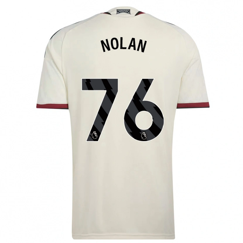 Danxen Homem Camisola James Nolan #76 Beige Preto Vermelho Terceiro 2026/27 Camisa