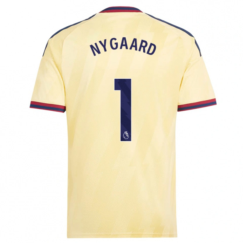 Danxen Homem Camisola Lucas Nygaard #1 Amarelo Claro Midnightblue Terceiro 2026/27 Camisa