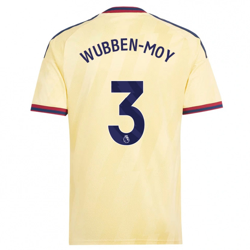 Danxen Homem Camisola Lotte Wubben-Moy #3 Amarelo Claro Midnightblue Terceiro 2026/27 Camisa