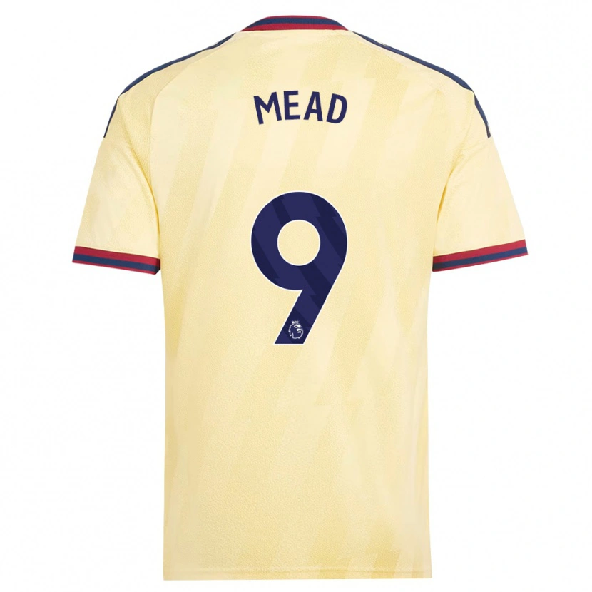 Danxen Homem Camisola Beth Mead #9 Amarelo Claro Midnightblue Terceiro 2026/27 Camisa