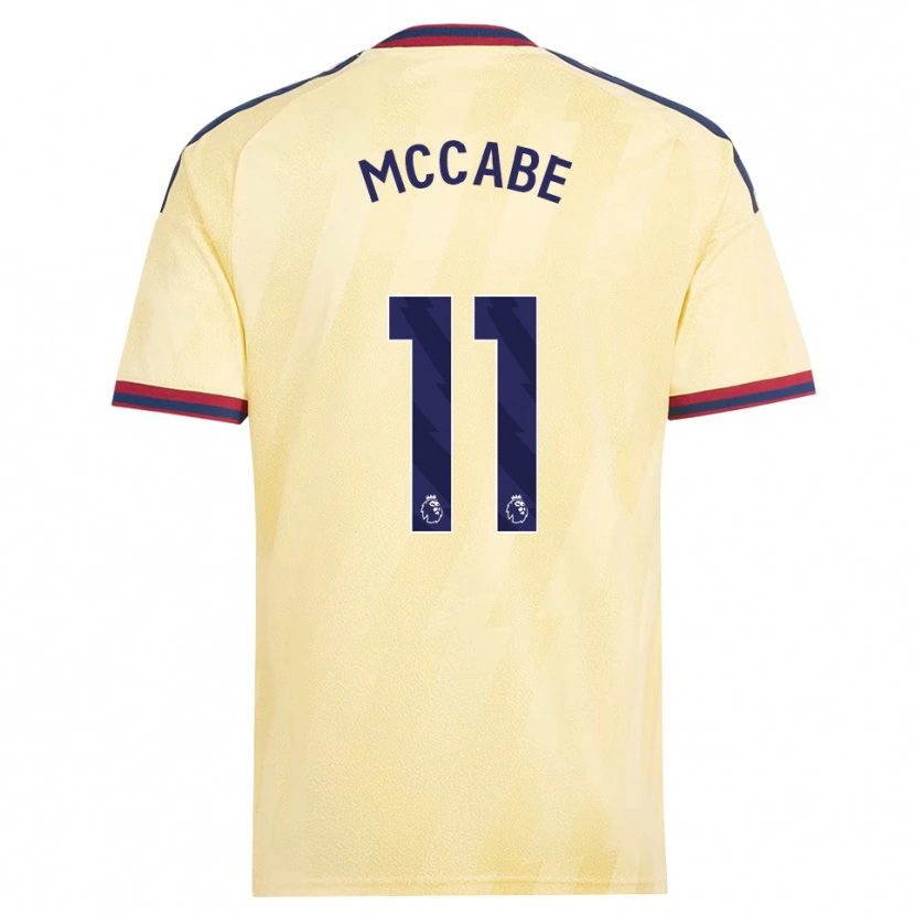 Danxen Homem Camisola Katie Mccabe #11 Amarelo Claro Midnightblue Terceiro 2026/27 Camisa