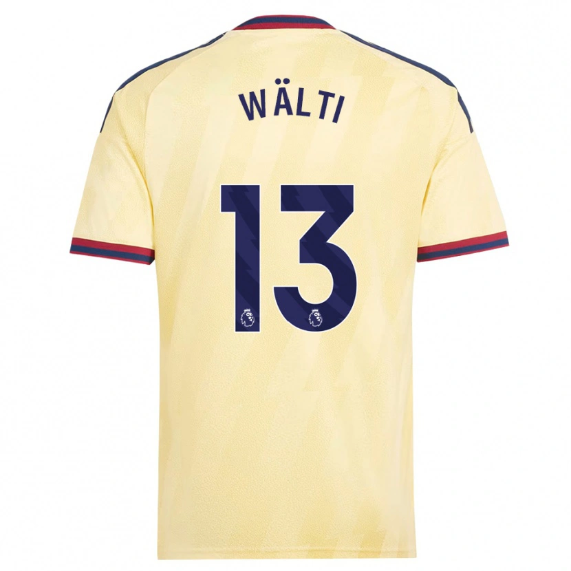 Danxen Homem Camisola Lia Wälti #13 Amarelo Claro Midnightblue Terceiro 2026/27 Camisa