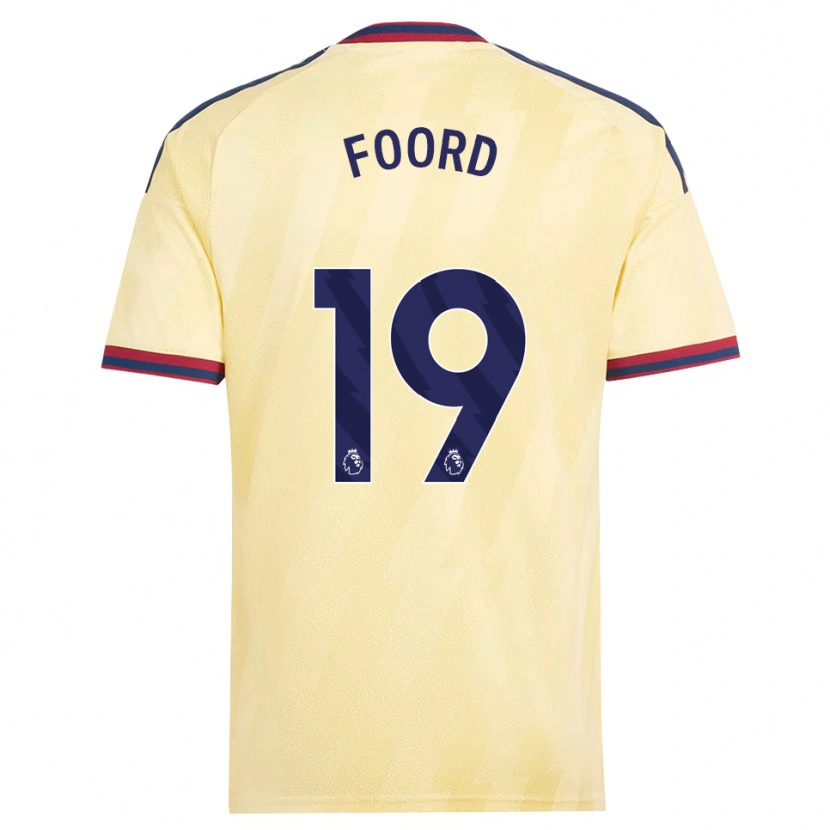 Danxen Homem Camisola Caitlin Foord #19 Amarelo Claro Midnightblue Terceiro 2026/27 Camisa