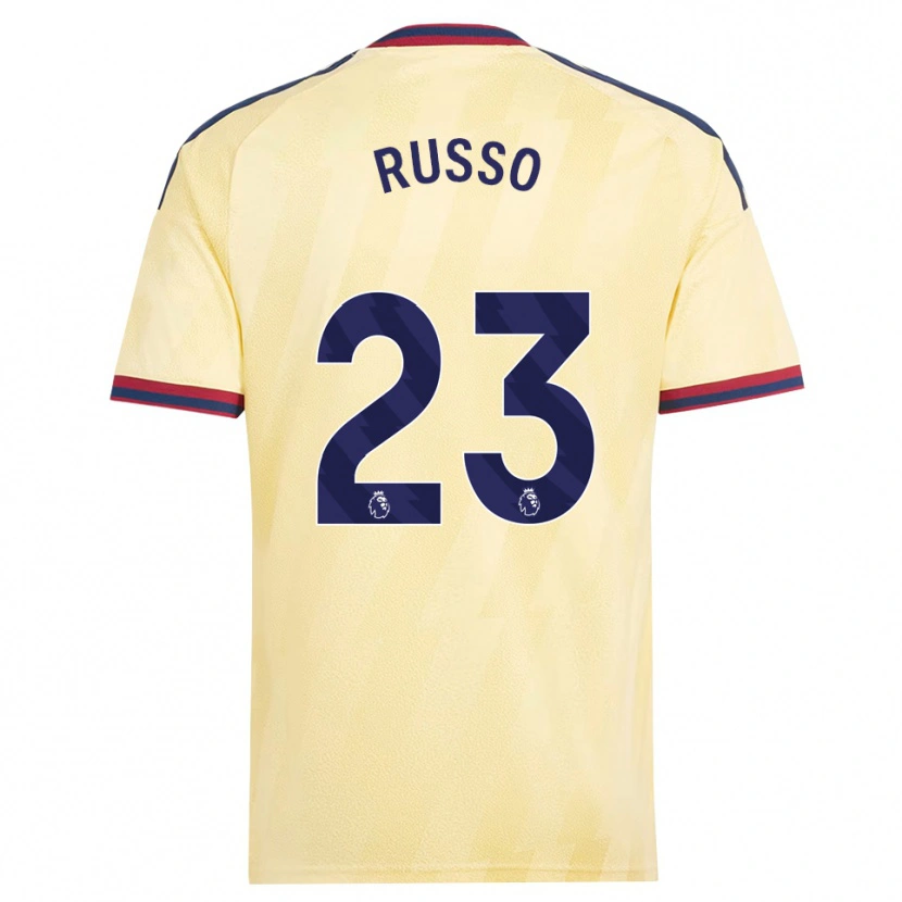 Danxen Homem Camisola Alessia Russo #23 Amarelo Claro Midnightblue Terceiro 2026/27 Camisa