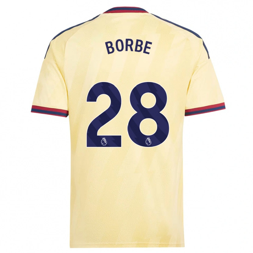 Danxen Homem Camisola Anneke Borbe #28 Amarelo Claro Midnightblue Terceiro 2026/27 Camisa