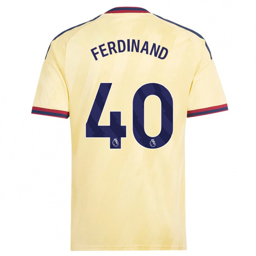 Danxen Homem Camisola Seb Ferdinand #40 Amarelo Claro Midnightblue Terceiro 2026/27 Camisa