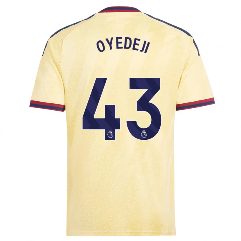 Danxen Homem Camisola Nathan Butler Oyedeji #43 Amarelo Claro Midnightblue Terceiro 2026/27 Camisa