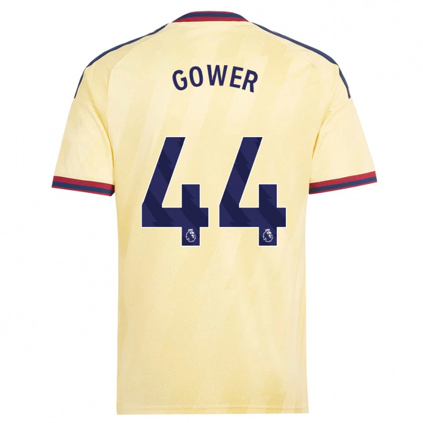 Danxen Homem Camisola Jimi Gower #44 Amarelo Claro Midnightblue Terceiro 2026/27 Camisa