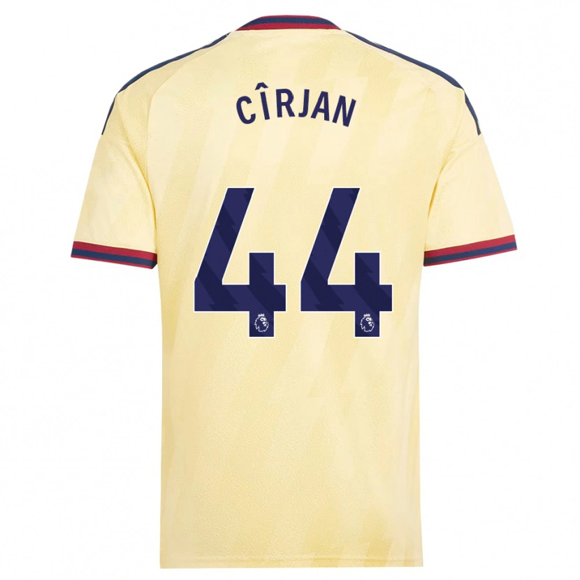 Danxen Homem Camisola Catalin Cîrjan #44 Amarelo Claro Midnightblue Terceiro 2026/27 Camisa