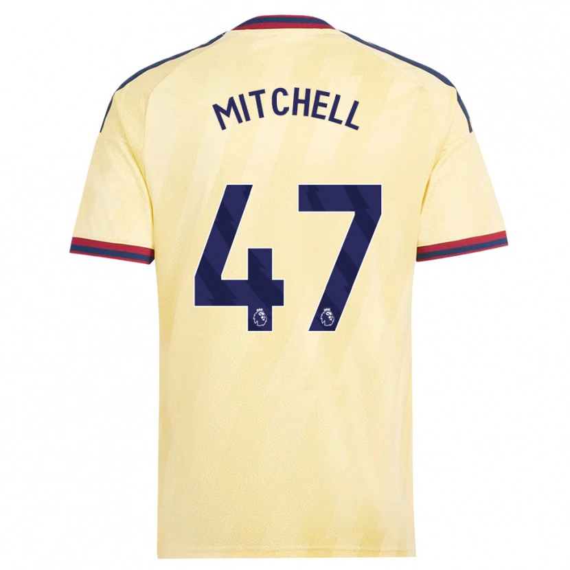 Danxen Homem Camisola Remy Mitchell #47 Amarelo Claro Midnightblue Terceiro 2026/27 Camisa