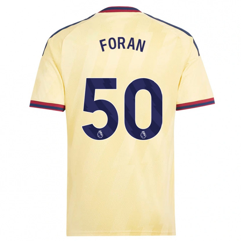 Danxen Homem Camisola Taylor Foran #50 Amarelo Claro Midnightblue Terceiro 2026/27 Camisa