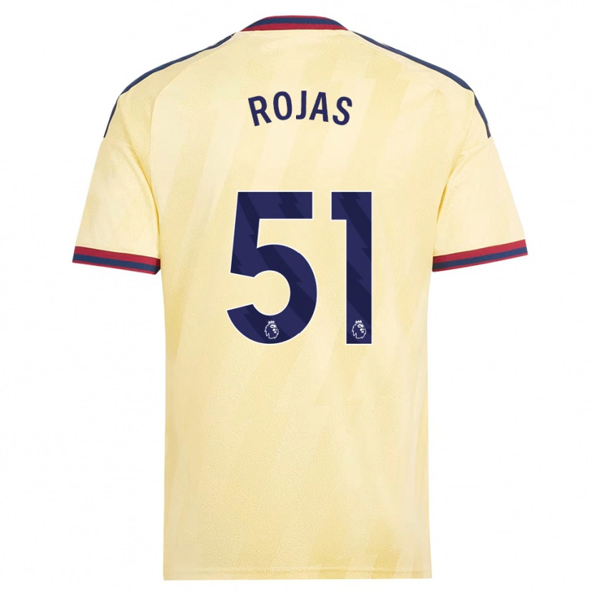 Danxen Homem Camisola Alexei Rojas #51 Amarelo Claro Midnightblue Terceiro 2026/27 Camisa