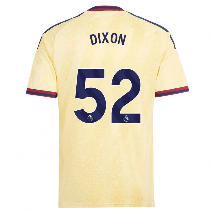 Danxen Homem Camisola Jaden Dixon #52 Amarelo Claro Midnightblue Terceiro 2026/27 Camisa