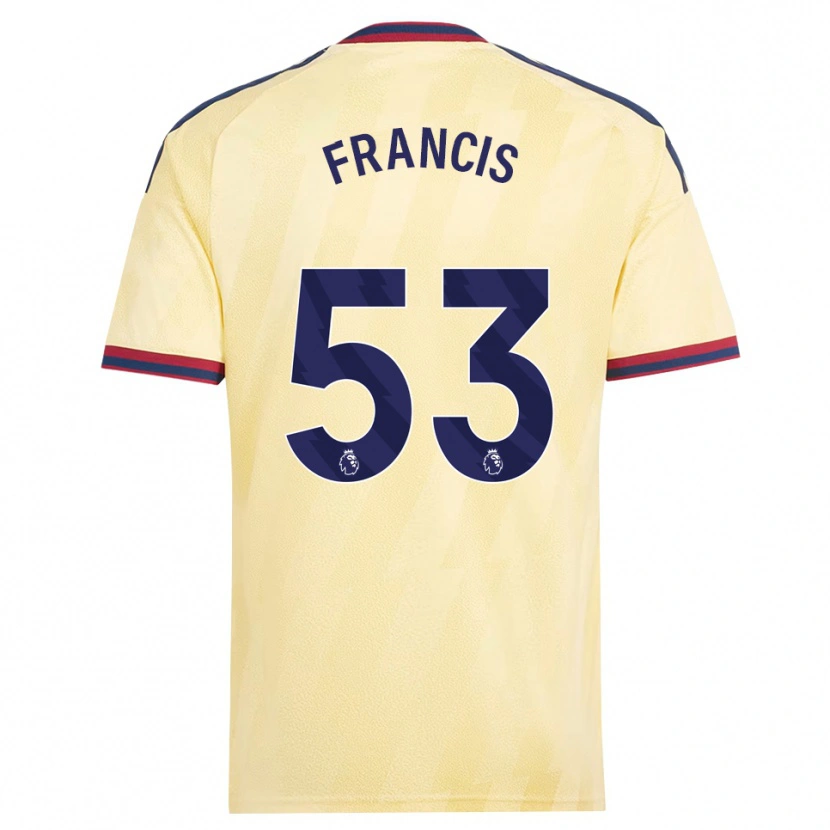 Danxen Homem Camisola Jack Henry Francis #53 Amarelo Claro Midnightblue Terceiro 2026/27 Camisa