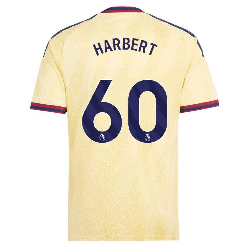 Danxen Homem Camisola Laila Harbert #60 Amarelo Claro Midnightblue Terceiro 2026/27 Camisa