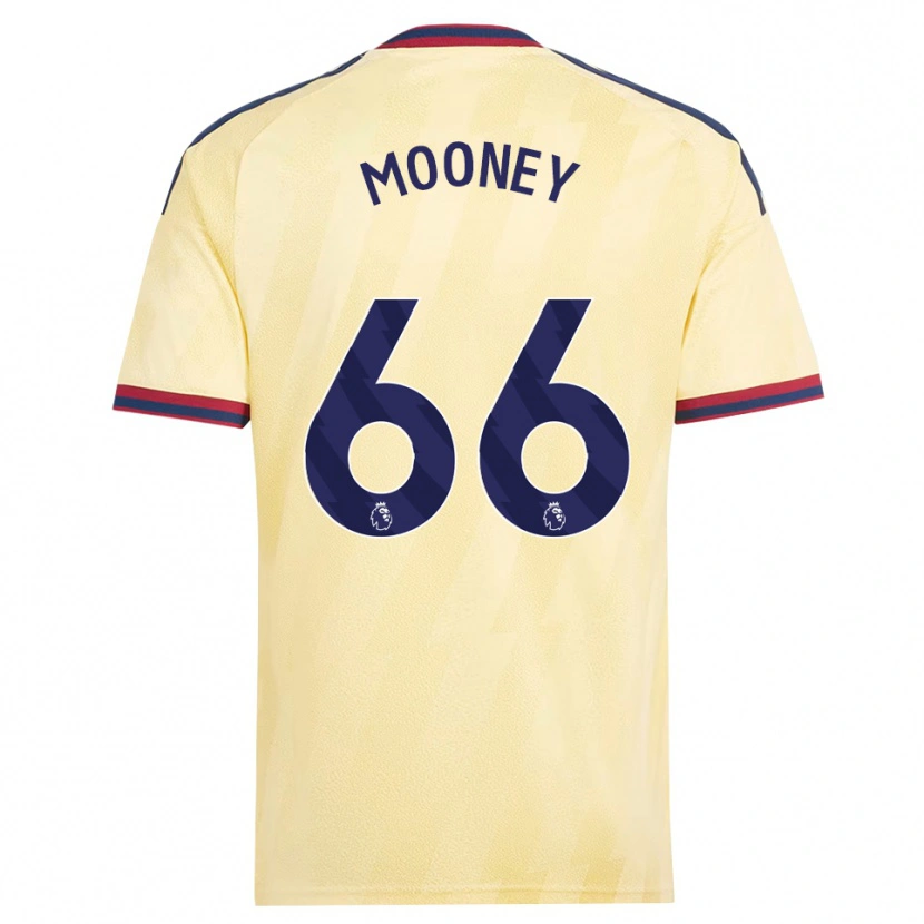 Danxen Homem Camisola Evan Mooney #66 Amarelo Claro Midnightblue Terceiro 2026/27 Camisa