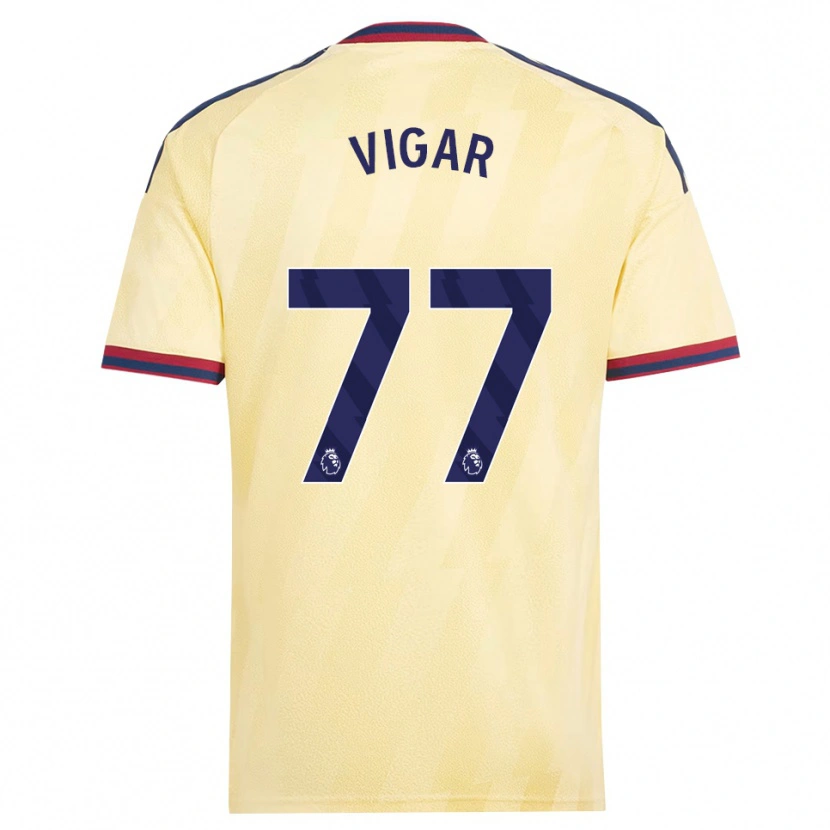 Danxen Homem Camisola Billy Vigar #77 Amarelo Claro Midnightblue Terceiro 2026/27 Camisa