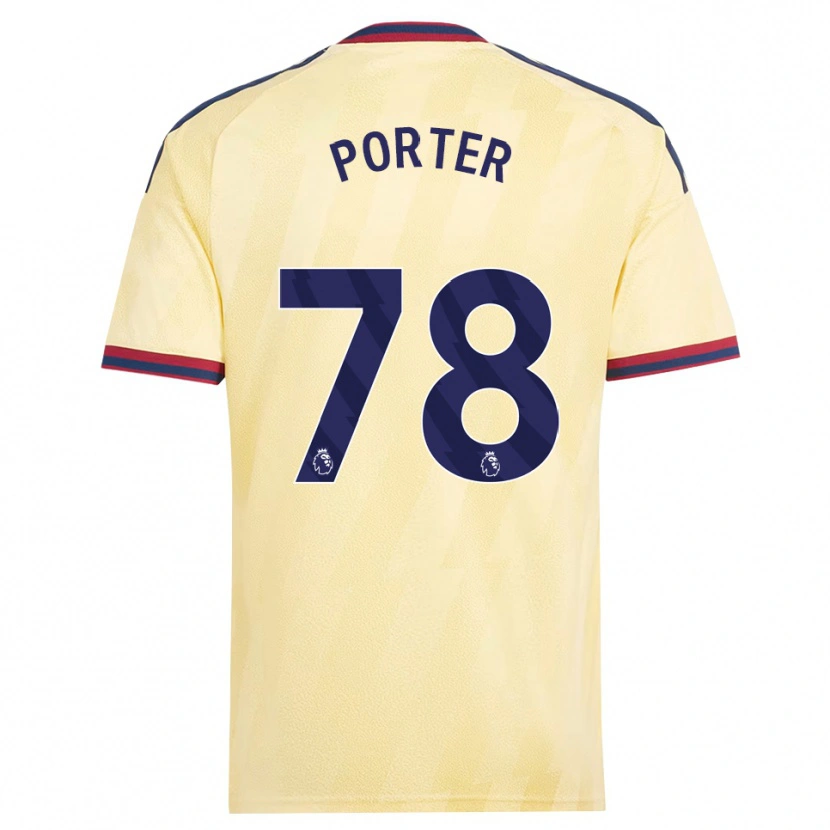 Danxen Homem Camisola Jack Porter #78 Amarelo Claro Midnightblue Terceiro 2026/27 Camisa