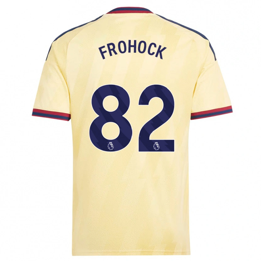 Danxen Homem Camisola Marley Frohock #82 Amarelo Claro Midnightblue Terceiro 2026/27 Camisa
