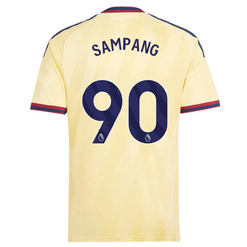 Danxen Homem Camisola Saurap Sampang #90 Amarelo Claro Midnightblue Terceiro 2026/27 Camisa