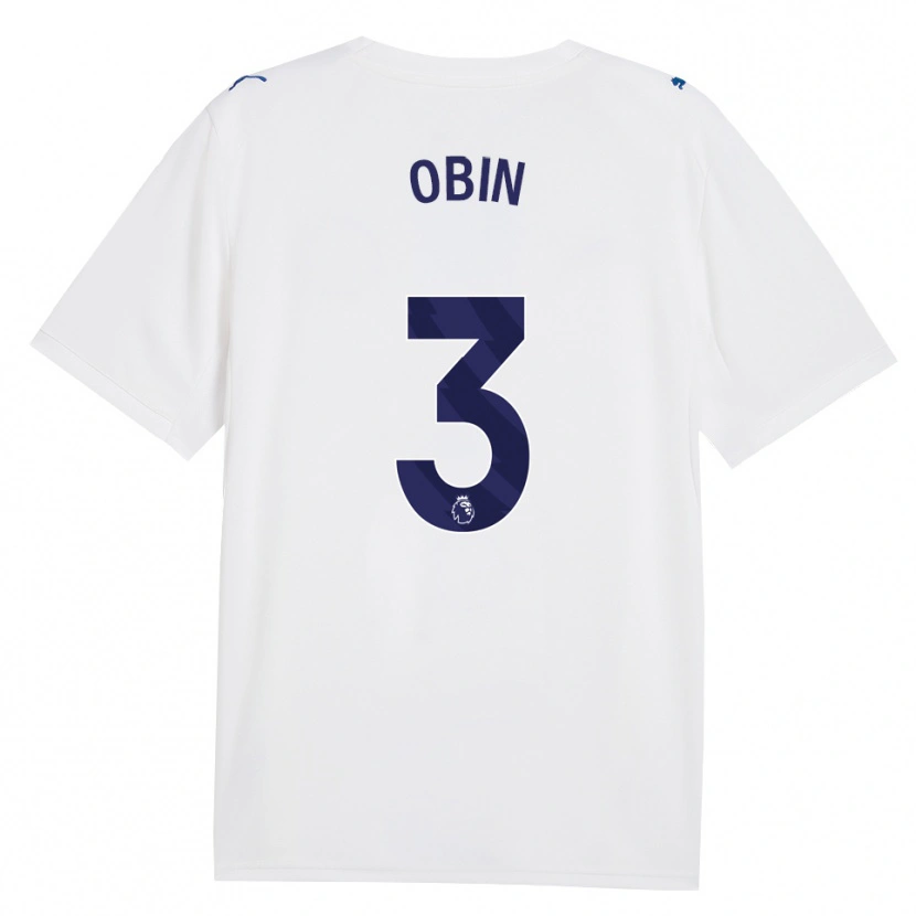 Danxen Homem Camisola Yohann Obin #3 Marinha Branco Terceiro 2026/27 Camisa