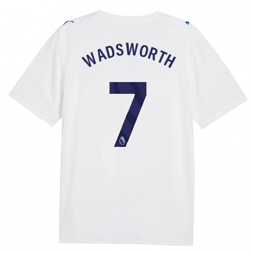 Danxen Homem Camisola Sam Wadsworth #7 Marinha Branco Terceiro 2026/27 Camisa