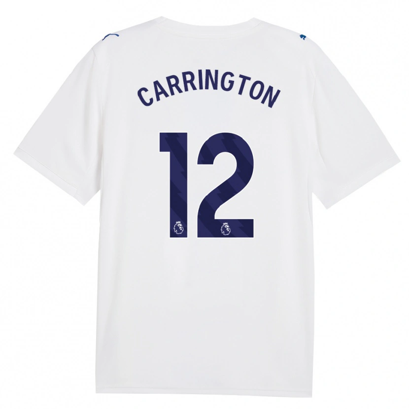 Danxen Homem Camisola Theo Carrington #12 Marinha Branco Terceiro 2026/27 Camisa