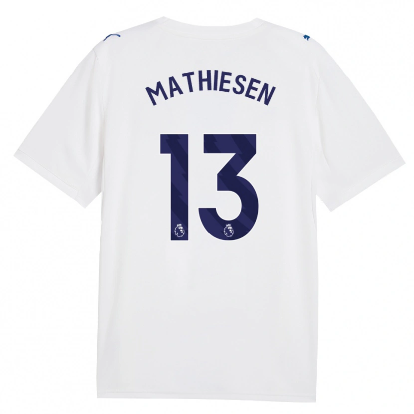 Danxen Homem Camisola Toran Mathiesen #13 Marinha Branco Terceiro 2026/27 Camisa