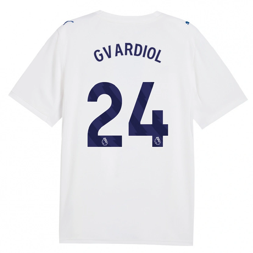 Danxen Homem Camisola Josko Gvardiol #24 Marinha Branco Terceiro 2026/27 Camisa