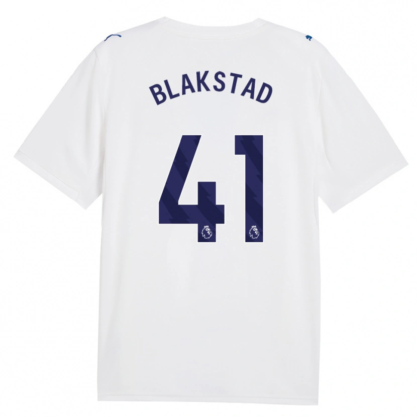 Danxen Homem Camisola Julie Blakstad #41 Marinha Branco Terceiro 2026/27 Camisa