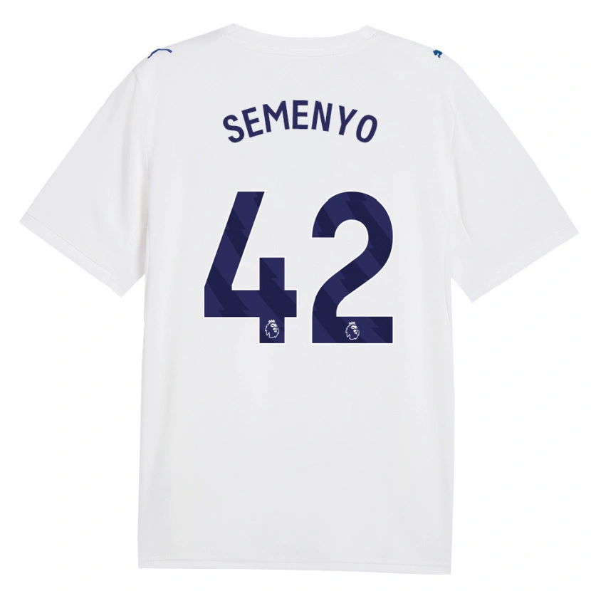 Danxen Homem Camisola Antoine Semenyo #42 Marinha Branco Terceiro 2026/27 Camisa