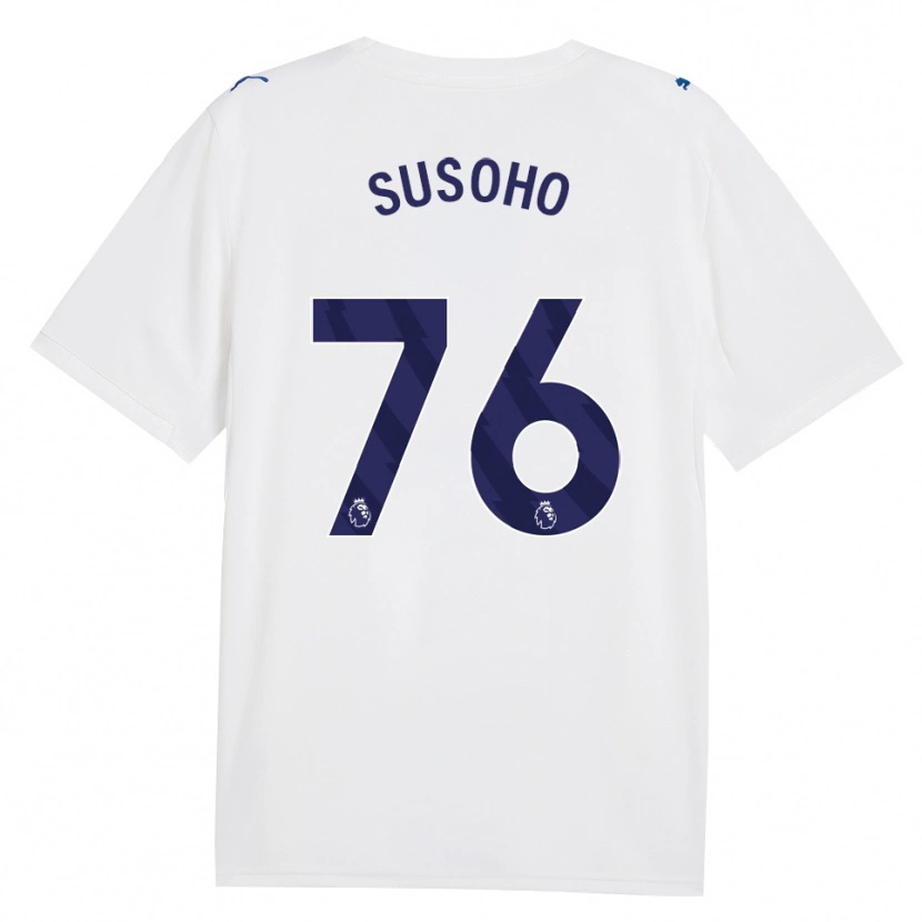 Danxen Homem Camisola Mahamadou Susoho #76 Marinha Branco Terceiro 2026/27 Camisa