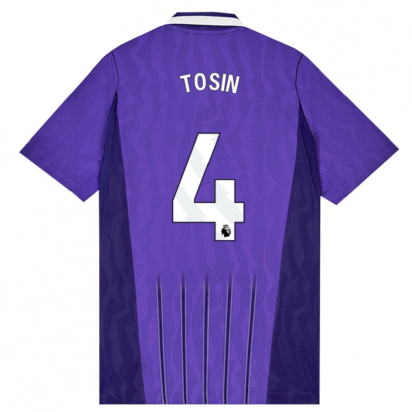 Danxen Homem Camisola Tosin Adarabioyo #4 Roxo Branco Terceiro 2026/27 Camisa