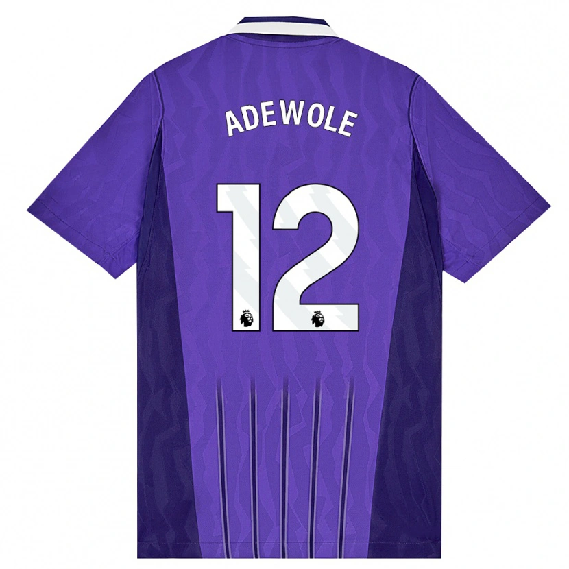 Danxen Homem Camisola Miracle Adewole #12 Roxo Branco Terceiro 2026/27 Camisa
