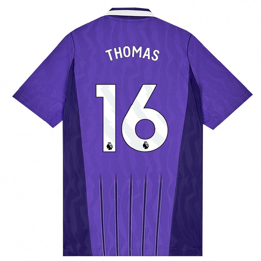 Danxen Homem Camisola Cameron Thomas #16 Roxo Branco Terceiro 2026/27 Camisa