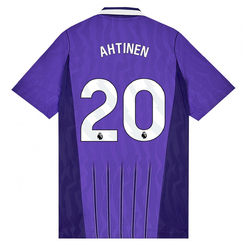 Danxen Homem Camisola Olga Ahtinen #20 Roxo Branco Terceiro 2026/27 Camisa