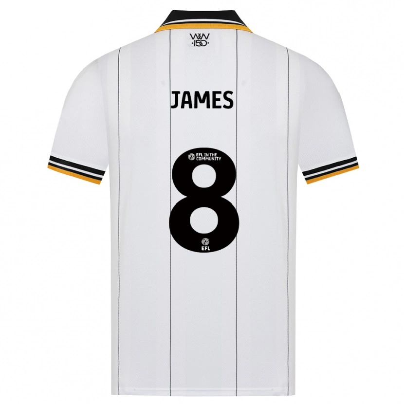 Danxen Homem Camisola Jordan James #8 Laranja Branco Preto Alternativa 2026/27 Camisa