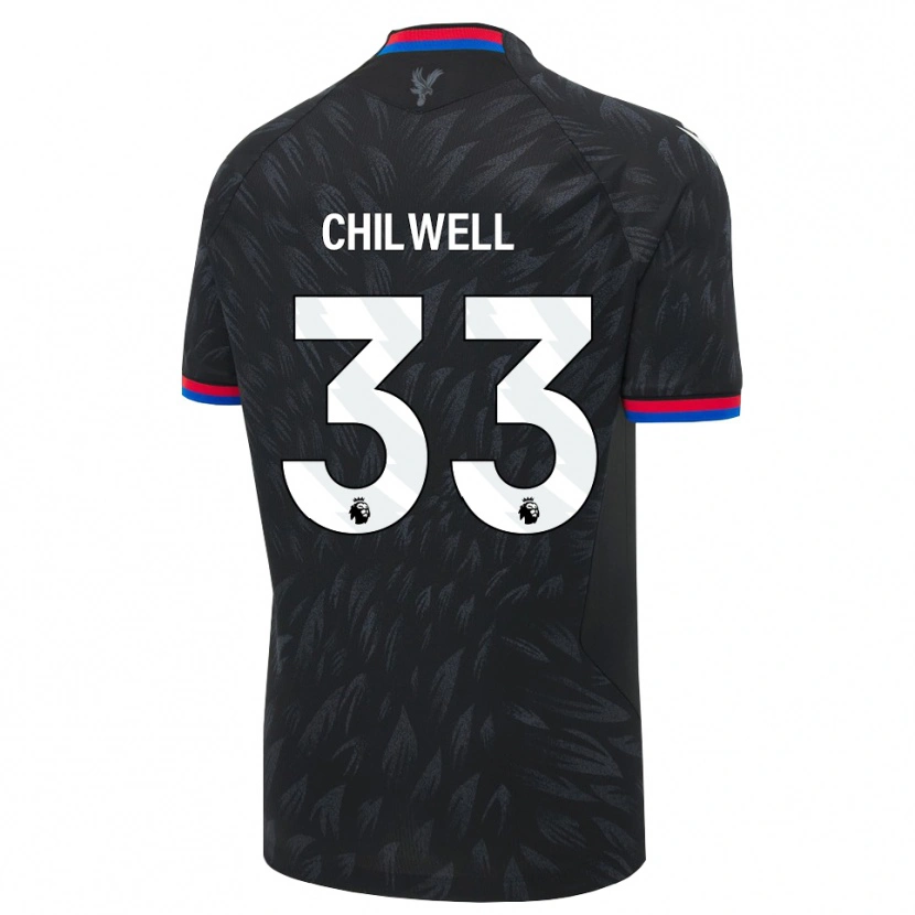 Danxen Homem Camisola Ben Chilwell #33 Preto Azul Vermelho Alternativa 2026/27 Camisa