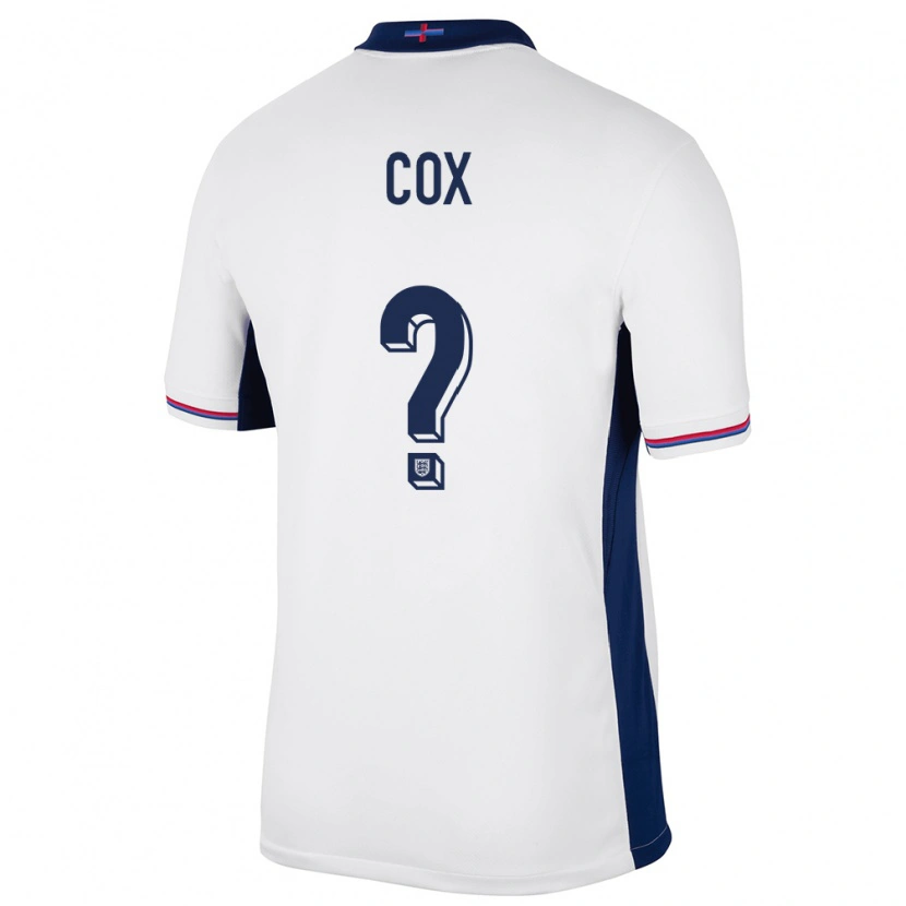 Danxen Criança Camisola Inglaterra Matthew Cox #0 Branco Principal 24-26 Camisa