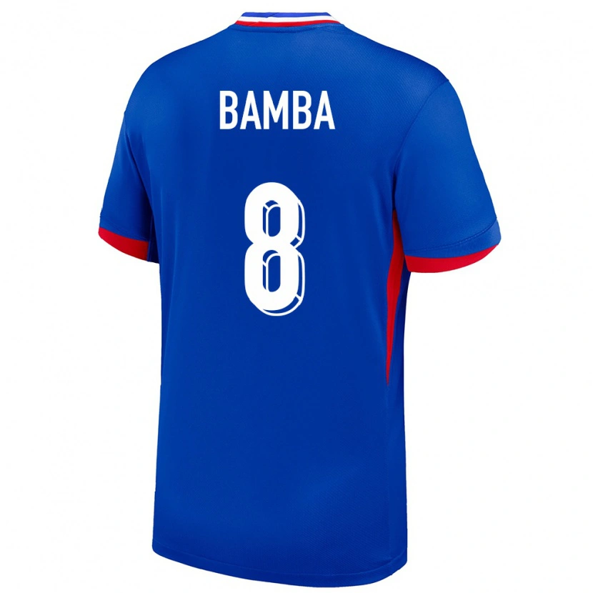 Danxen Criança Camisola França Aladji Bamba #8 Azul Principal 24-26 Camisa