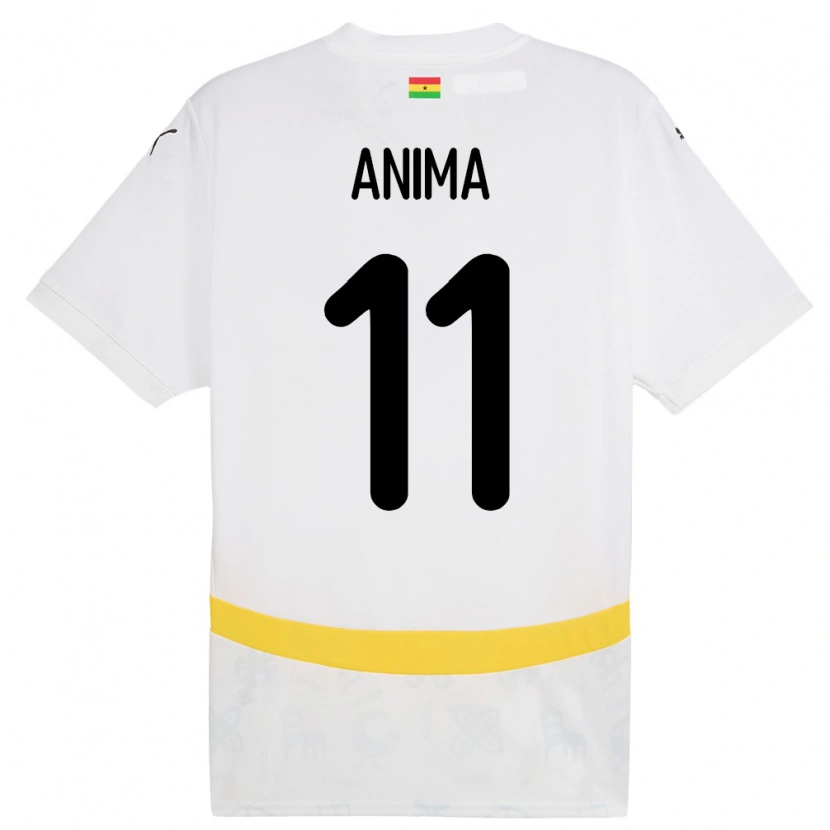 Danxen Criança Camisola Gana Naomi Anima #11 Branco Principal 24-26 Camisa