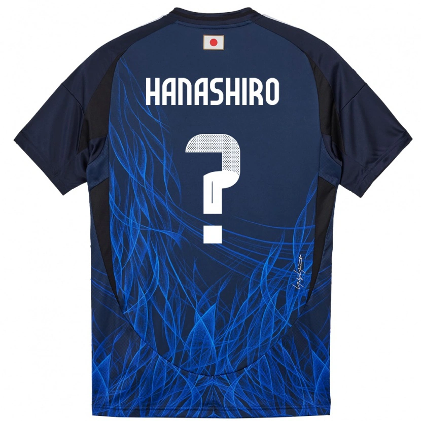 Danxen Criança Camisola Japão Rinto Hanashiro #0 Azul Escuro Principal 24-26 Camisa