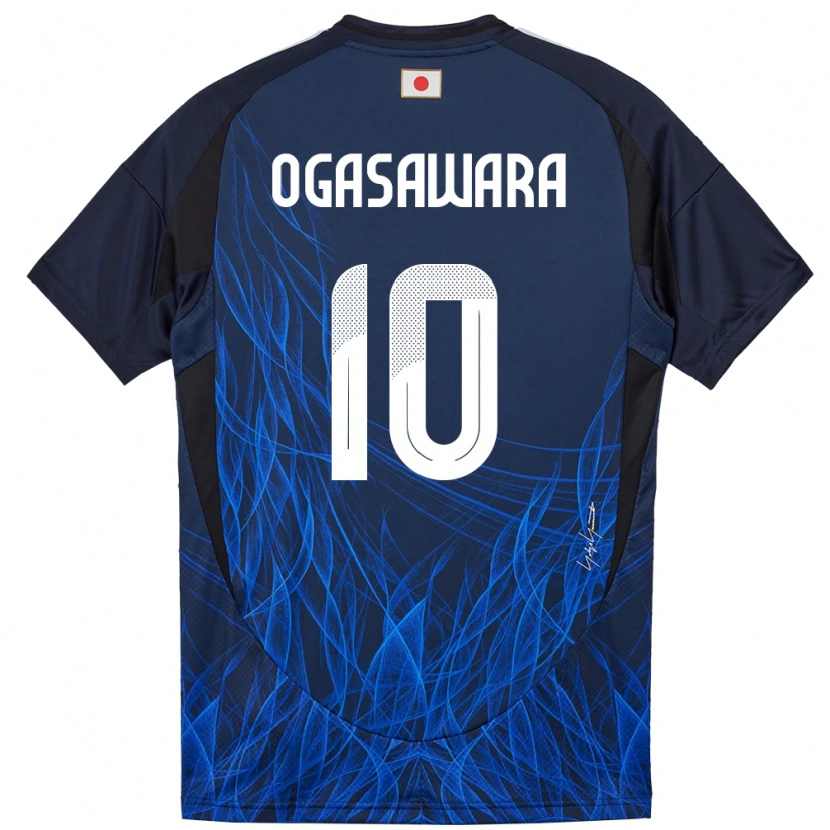 Danxen Criança Camisola Japão Hiro Ogasawara #10 Azul Escuro Principal 24-26 Camisa