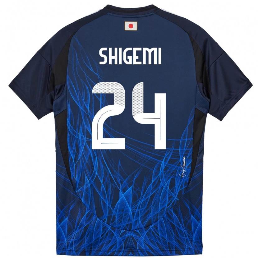 Danxen Criança Camisola Japão Masato Shigemi #24 Azul Escuro Principal 24-26 Camisa