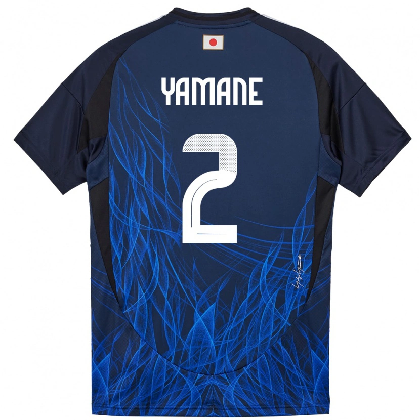 Danxen Criança Camisola Japão Miki Yamane #2 Azul Escuro Principal 24-26 Camisa