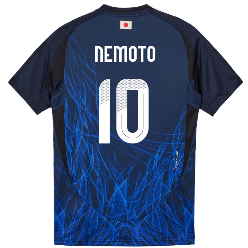 Danxen Criança Camisola Japão Kotaro Nemoto #10 Azul Escuro Principal 24-26 Camisa
