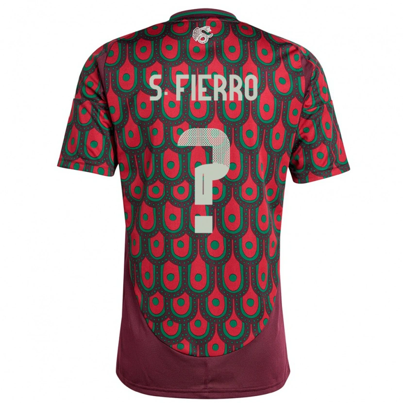 Danxen Criança Camisola México Sebastián Fierro #0 Marrom Principal 24-26 Camisa