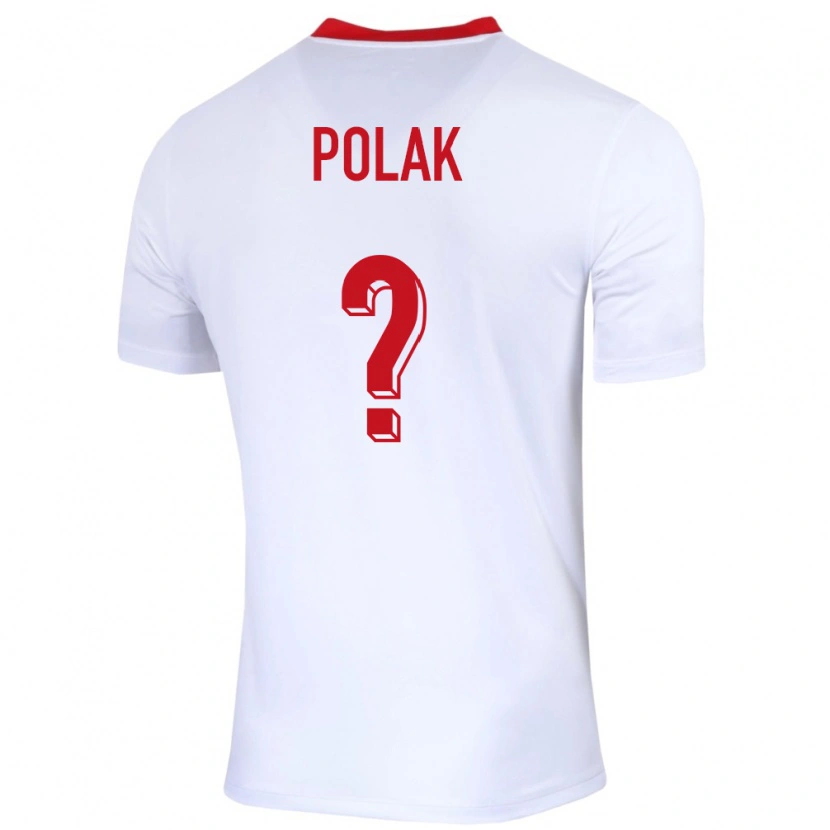 Danxen Criança Camisola Polónia Cezary Polak #0 Branco Principal 24-26 Camisa