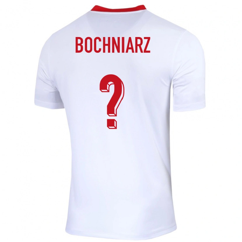 Danxen Criança Camisola Polónia Kuba Bochniarz #0 Branco Principal 24-26 Camisa