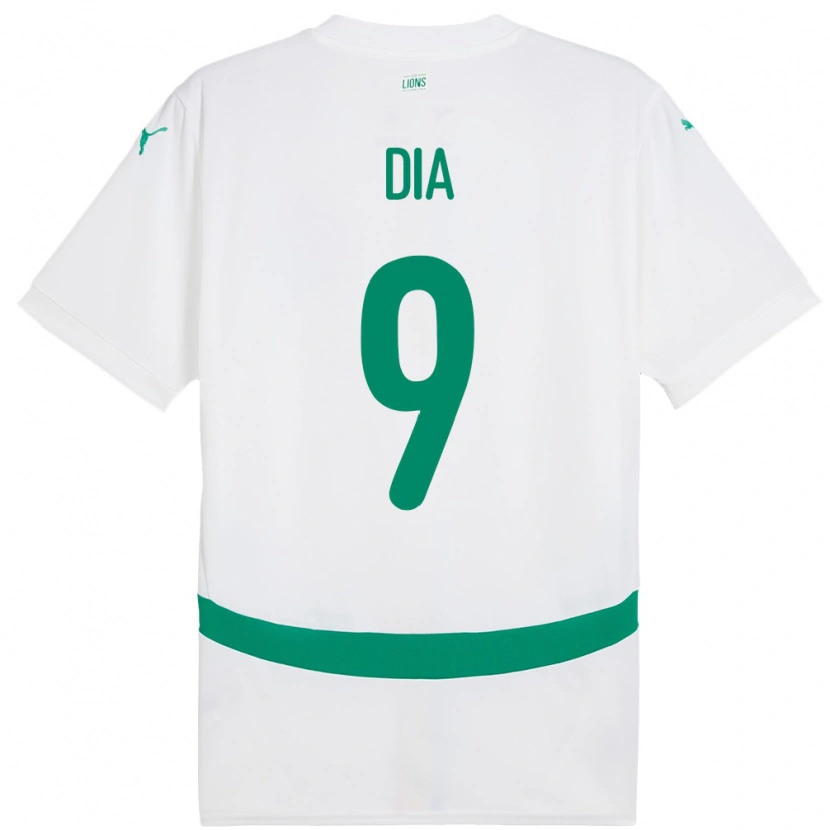 Danxen Criança Camisola Senegal Boulaye Dia #9 Branco Principal 24-26 Camisa